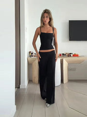 Sexy Striped Women's Slip Top Elastic Slim Waist-Closed Lady Vests 2026 Spring Summer Fashion Female Party Vacation Tank thumbnail 3